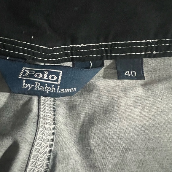 Polo by Ralph Lauren Swim Trunks - Black with lobster print - Size 40 - Picture 8 of 8